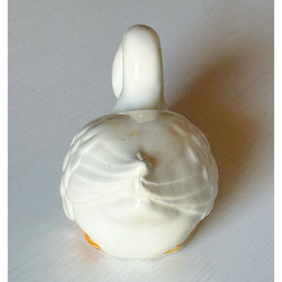 Simmons California Swan 1973 Porcelain Glazed White Figurine 5" Long And 3" Tall - Picture 5 of 8